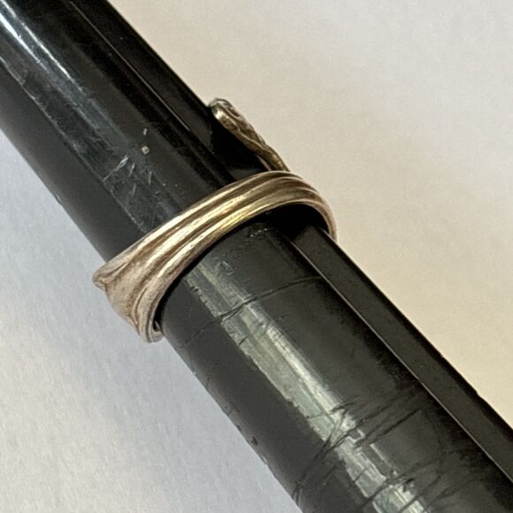 Rogers Brothers Size 6-7 Silver Plate Spoon Ring - Picture 8 of 9